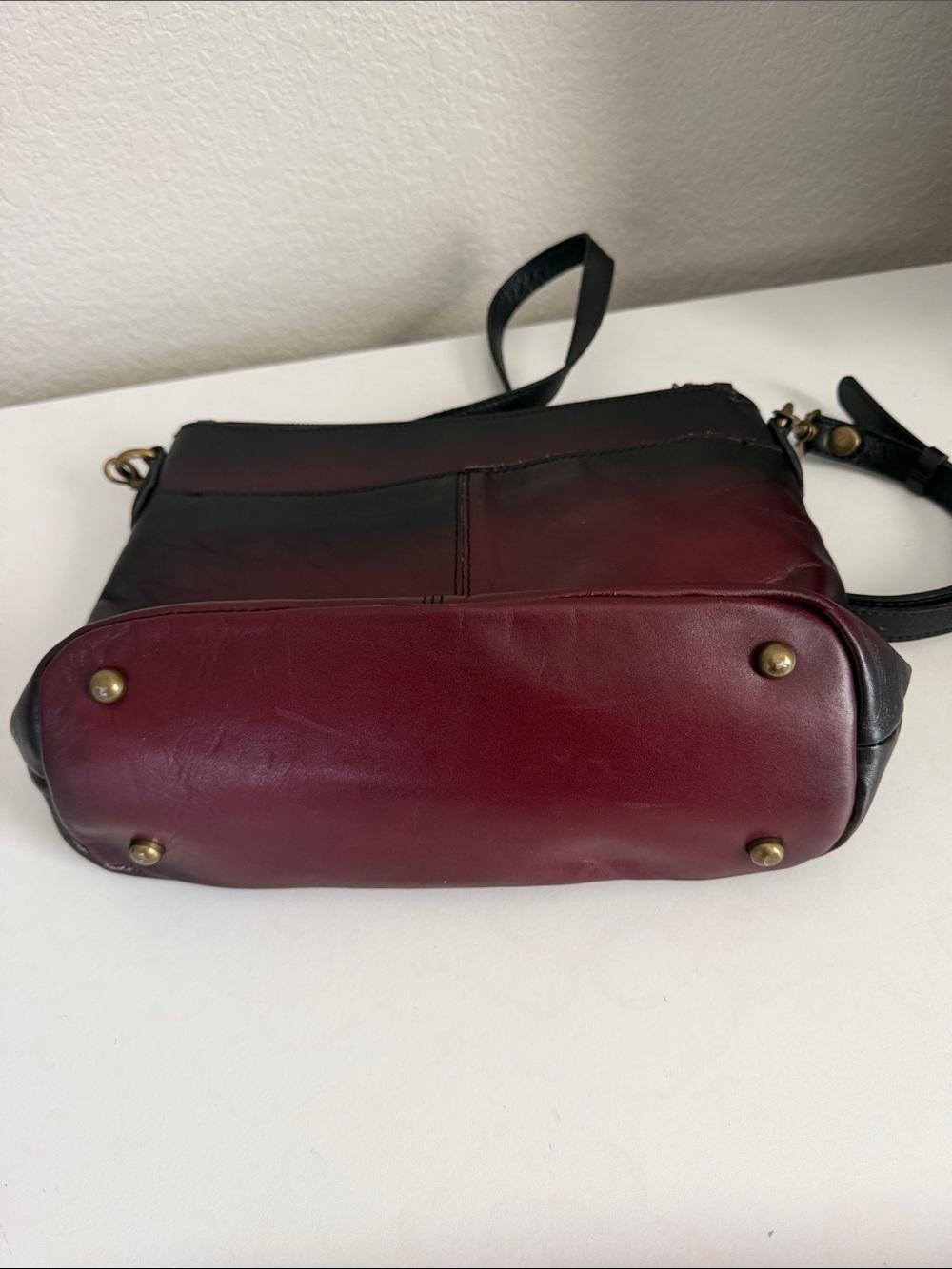 Patricia Nash Tuscania Stained Merlot Bag - Picture 10 of 11